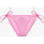 Koton Astarlı Parlak Yanları Bağlamalı Ipli Bikini Altı - Pembe - 34