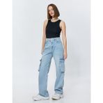 Koton Basic Atlet Ribanalı Halter Yaka - Siyah