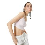 KOTON Basic Crop Atlet İnce Askılı Ribanalı Pamuklu