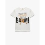 Koton Basketbol Baskılı Ekru Erkek Çocuk T-shirt 5skb10161tk Ekru