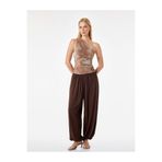Koton Batik Desenli Drapeli Tül Slim Fit Tek Omuz Bluz