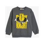 Koton Batman Lisanslı Uzun Kollu Sweatshirt Erkek Çocuk Antrasit Renk Orta Kalınlık - 4 - 5 Yaş