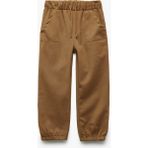 Koton Beli Bağcıklı Cep Detaylı Viskon Karışımlı Jogger Pantolon - Kahve - Relax - 9 - 12 Ay