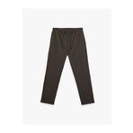 Koton Beli Bağcıklı Düğmeli Duble Paça Esnek Slim Fit Pantolon