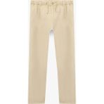 Koton Beli Lastikli Düğmeli Viskon Basic Pantolon - Kahve - Regular - 5 - 6 Yaş