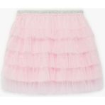 Koton Beli Lastikli Simli Katlı Mini Tütü Etek - Pembe - 6 - 7 Yaş