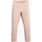 Koton Beli Lastikli Simli Tayt Kız Çocuklar İçin Modern ve Konforlu Seçim - 9 - 10 Yaş - Pembe