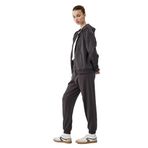 Koton Beli Lastikli Yüksek Bel Cepli Rahat Kalıp Jogger Eşofman Altı, S, 6WAL40022IK, Antrasit, Kadın