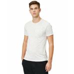 Koton Beyaz Bisiklet Yaka Erkek T-shirt