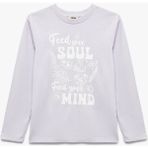 Koton Bisiklet Yaka Baskılı Lila Kız Çocuk Uzun Kollu T-Shirt 6WKG10160AK - 7 - 8 Yaş