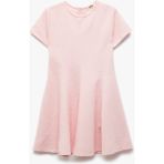 Koton Bisiklet Yaka Kısa Kollu A Kesim Basic Elbise - Pembe - 5 - 6 Yaş