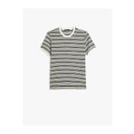 Koton Bisiklet Yaka Kısa Kollu Pamuk Karışımlı Siyah Erkek T-shirt 5sam10064hk