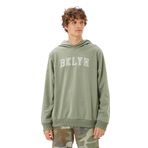 Koton Bisiklet Yaka Uzun Kollu Slogan Baskılı Sweatshirt, Erkek, Yeşil, L
