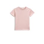 Koton BT4 Erkek Çocuk Basic Pamuklu Kısa Kollu Pembe T-shirt