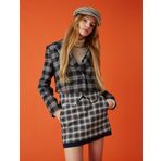 Koton Cep Detaylı Tek Düğmeli Crop Blazer Ceket