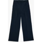 Koton Cepli Yanları Şerit Detaylı Düz Bol Paça Kumaş Pantolon - Lacivert - Straight - 38
