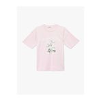 Koton Çiçek Baskılı Oversize Pembe Kadın T-Shirt 6SAL10106IK