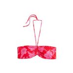 Koton Çiçek Desenli Straplez Bikini Üstü