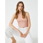 Koton Crop Atlet Halter Yaka - XL - Pembe