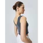 Koton Crop Atlet Pencere Detaylı Askılı Fitilli - XS - Siyah
