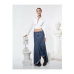 Koton Crop Korse Fermuarlı Gömlek