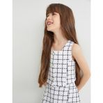 Koton Crop Tüvit Bluz Kolsuz Inci Düğme Detaylı - 11 - 12 Yaş - Ekru
