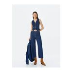 Koton Culotte Jean-geniş Kesik Paça Normal Bel Koyu Indigo Kadın Jean Pantolon 5sal40128md