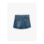 Koton Denim Pamuklu indigo Kız Çocuk Şort 6Skg40080Ad