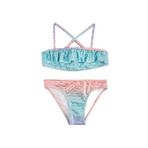 Koton Deniz Kızı Temalı Baskı Detaylı Fırfırlı Askılı Bikini Takımı