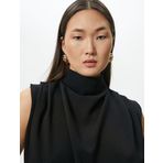 Koton Drape Yaka Bluz Kolsuz