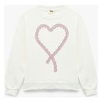 Koton Ekru Kız Çocuk Sweatshirt 6WKG10192AK - 5 - 6 Yaş