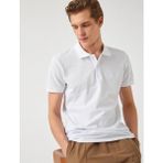 Koton Erkek Basic Polo Yaka Tişört - XL - Beyaz