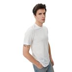 Koton Erkek Basic Tişört Kısa Kollu Bisiklet Yaka Slim Fit Beyaz (000) S