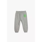 Koton Erkek Bebek Basic Jogger Esofman Alti Beli Lastikli Baski Detayli