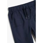 Koton Erkek Bebek Jogger Pantolon 5SMB40033TW Lacivert 18-24 Ay Konforlu Kullanım - Sarı - 6 - 12 Ay