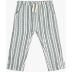 Koton Erkek Bebek Mavi Kanvas Pantolon - 4SMB40008TW - Mavi - Beyaz - 3 - 4 Yaş