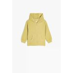 Koton Erkek Bebek Pamuklu Kanguru Cepli Fermuarlı Basic Kapşonlu Sweatshirt