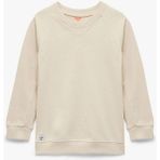 Koton Erkek Bebek Pamuklu Şardonlu Uzun Kollu Bisiklet Yaka Sweatshirt - Ekru - 18 - 24 Ay