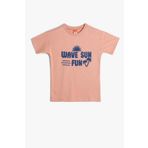 Koton Erkek Bebek Slogan Baskılı Kısa Kollu T-Shirt