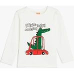 Koton Erkek Bebek Sweat - Ekru - 2 - 3 Yaş