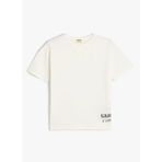 Koton Erkek Çocuk Baskılı T-Shirt, 7-8 Yaş, 5003236954, Ekru, Erkek Çocuk