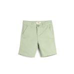 Koton Erkek Çocuk Bermuda Şort Basic Chino Cepli Pamuklu Beli Ayarlanabilir Lastikli Nane Yeşili, 9/10 Yaş