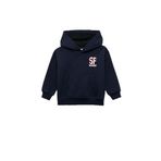 Koton Erkek Çocuk Kapüşonlu Sweatshirt, Kanguru Cepli, Baskılı, Lacivert, 24-36 Ay