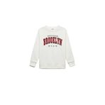 Koton Erkek Çocuk Sweatshirt, 9-10 Yaş, Ekru