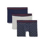 Koton Erkek Desenli Pamuklu 3'lü Basic Boxer Seti