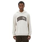Koton Erkek Kolej Sweatshirt Kapşonlu Baskılı Kanguru Cep Detaylı Şardonlu Gri, XL
