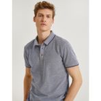 Koton Erkek Polo Yaka T-Shirt Kısa Kollu Pamuklu - İndigo