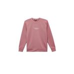 Koton Erkek Uzun Kollu Basic Bisiklet Yaka Baskılı Sweatshirt, Gül, L Beden