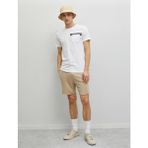 Koton Erkek Yazılı Baskılı T-Shirt Kısa Kollu Pamuklu - XXL - Beyaz