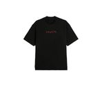 Koton Erkekler için Büyük Boy Baskılı Tişört, Medium, 999 Siyah, 999 Siyah, L